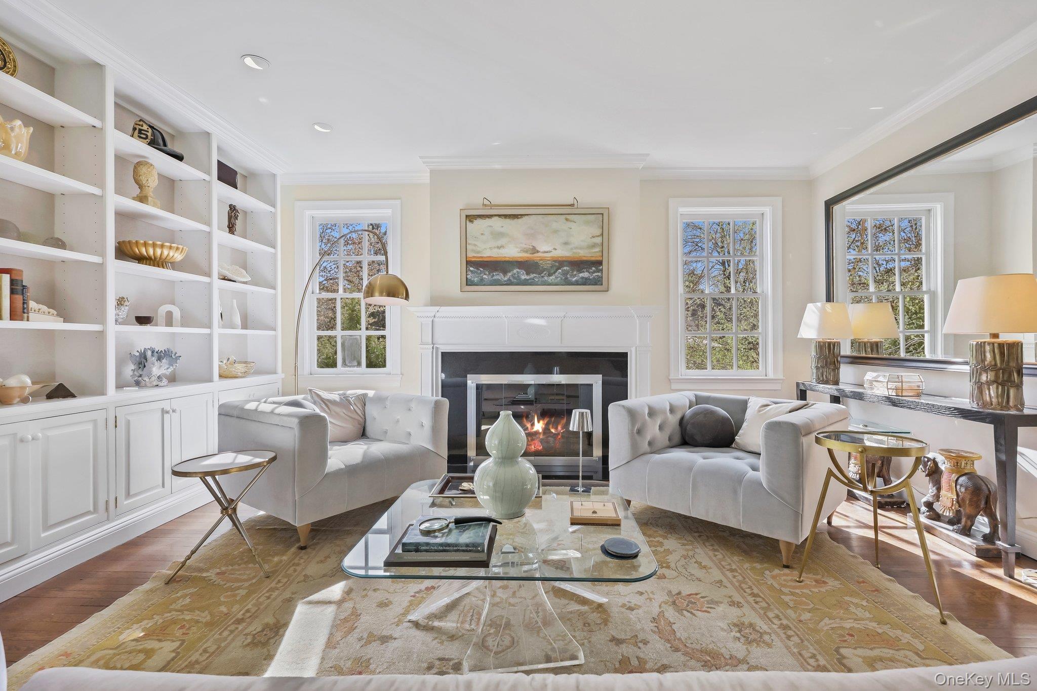 7 Plateau Circle West Bronxville, NY 10708 - Photo 5 of 34 a living room with furniture and a fireplace