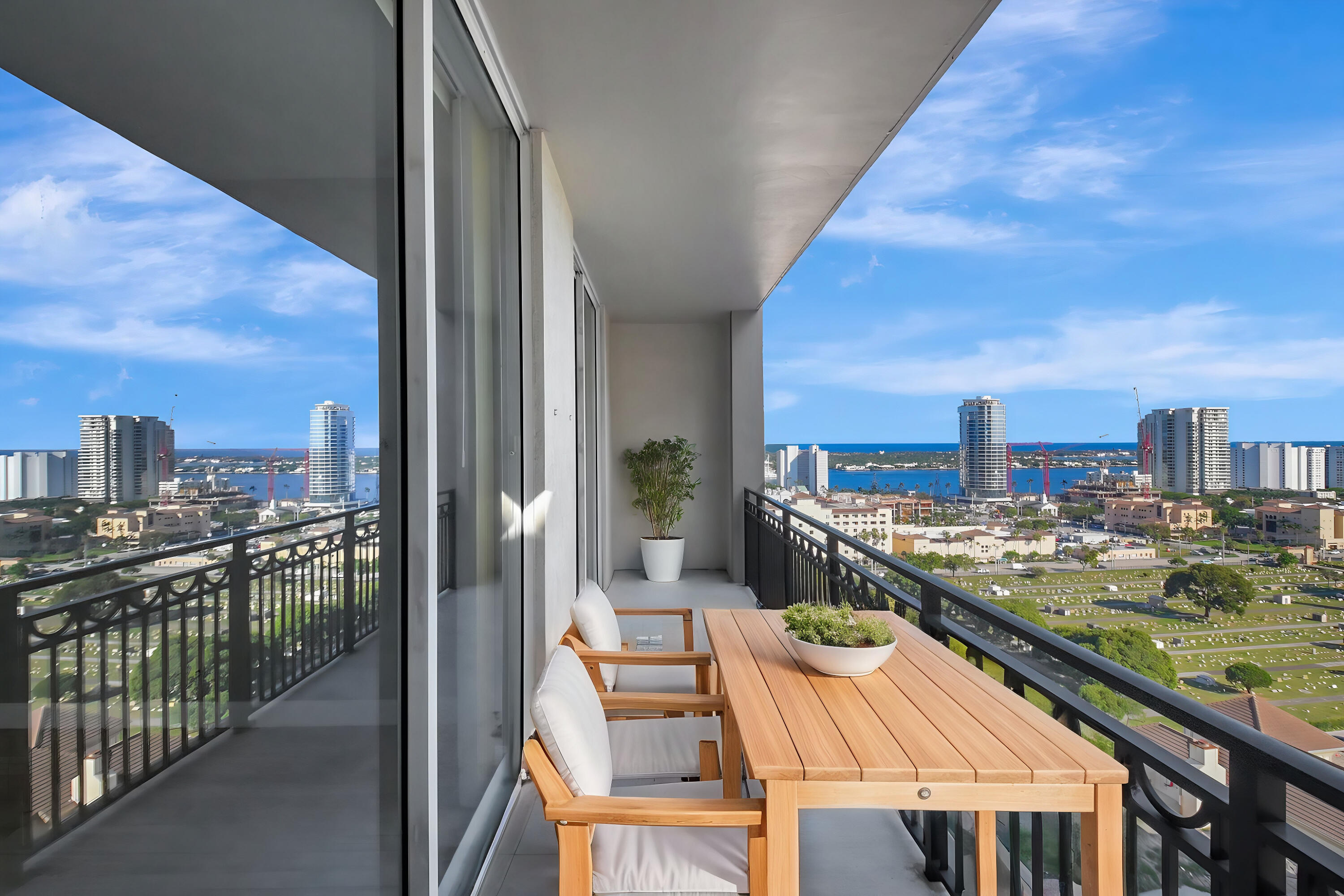 550 Okeechobee Boulevard, Unit MPH07 West Palm Beach, FL 33401 - Photo 1 of 113 Balcony Views towards the Ocean