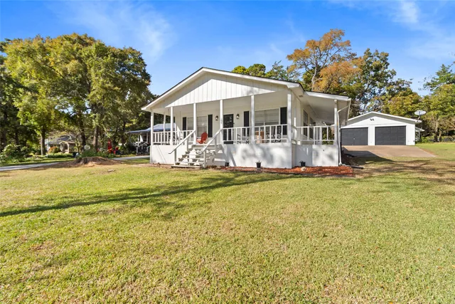a front view of house with yard