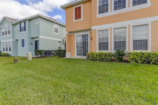 a view of a golf course with a lake