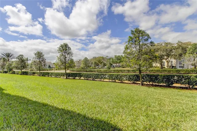 a view of front door and potted plants