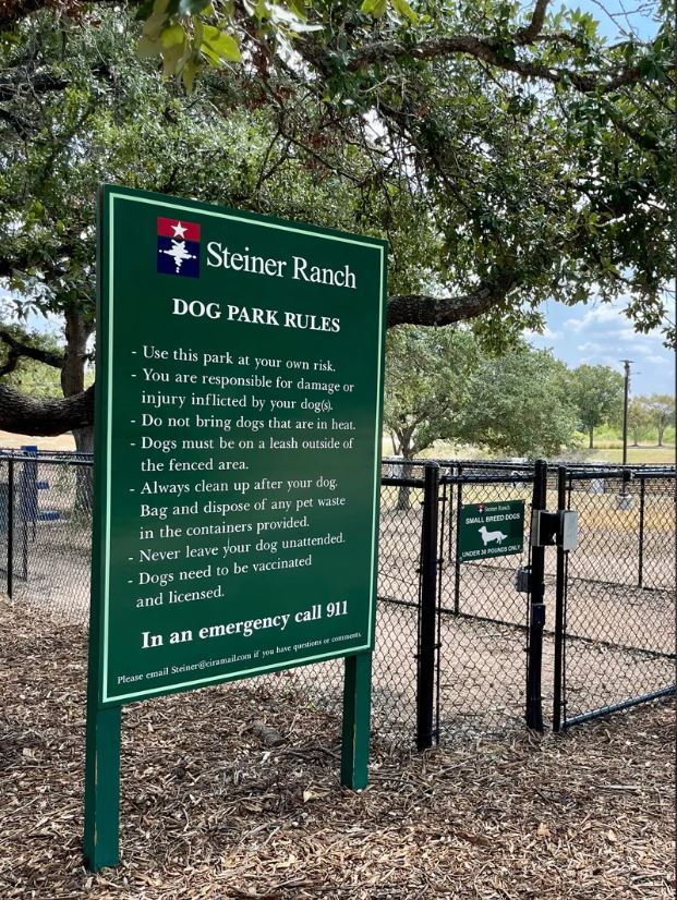 2950 Lantana Ridge Drive Austin, TX 78732 - Photo 29 of 40 a sign on the side of the road