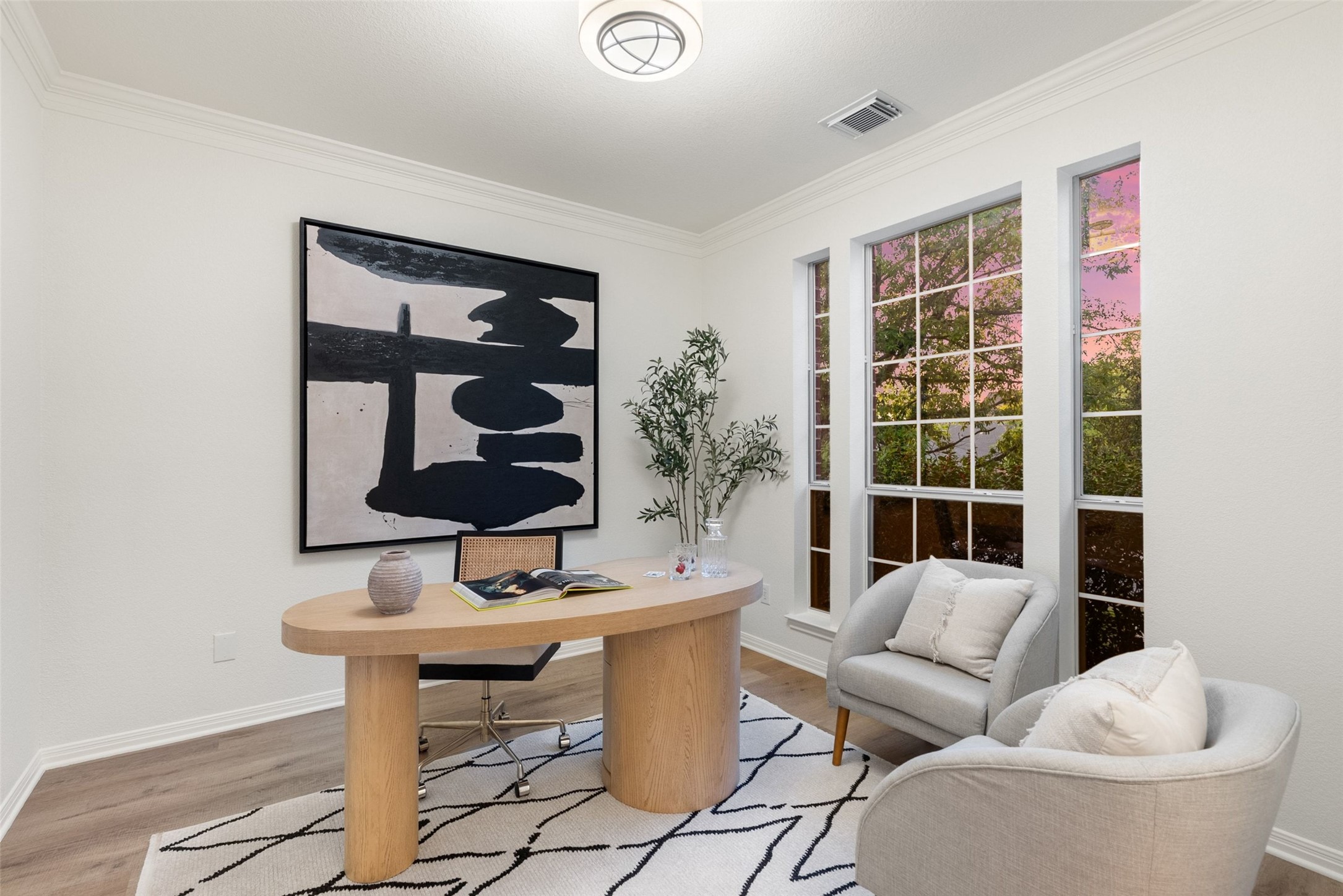 2950 Lantana Ridge Drive Austin, TX 78732 - Photo 3 of 40 a living room with furniture a floor and a window