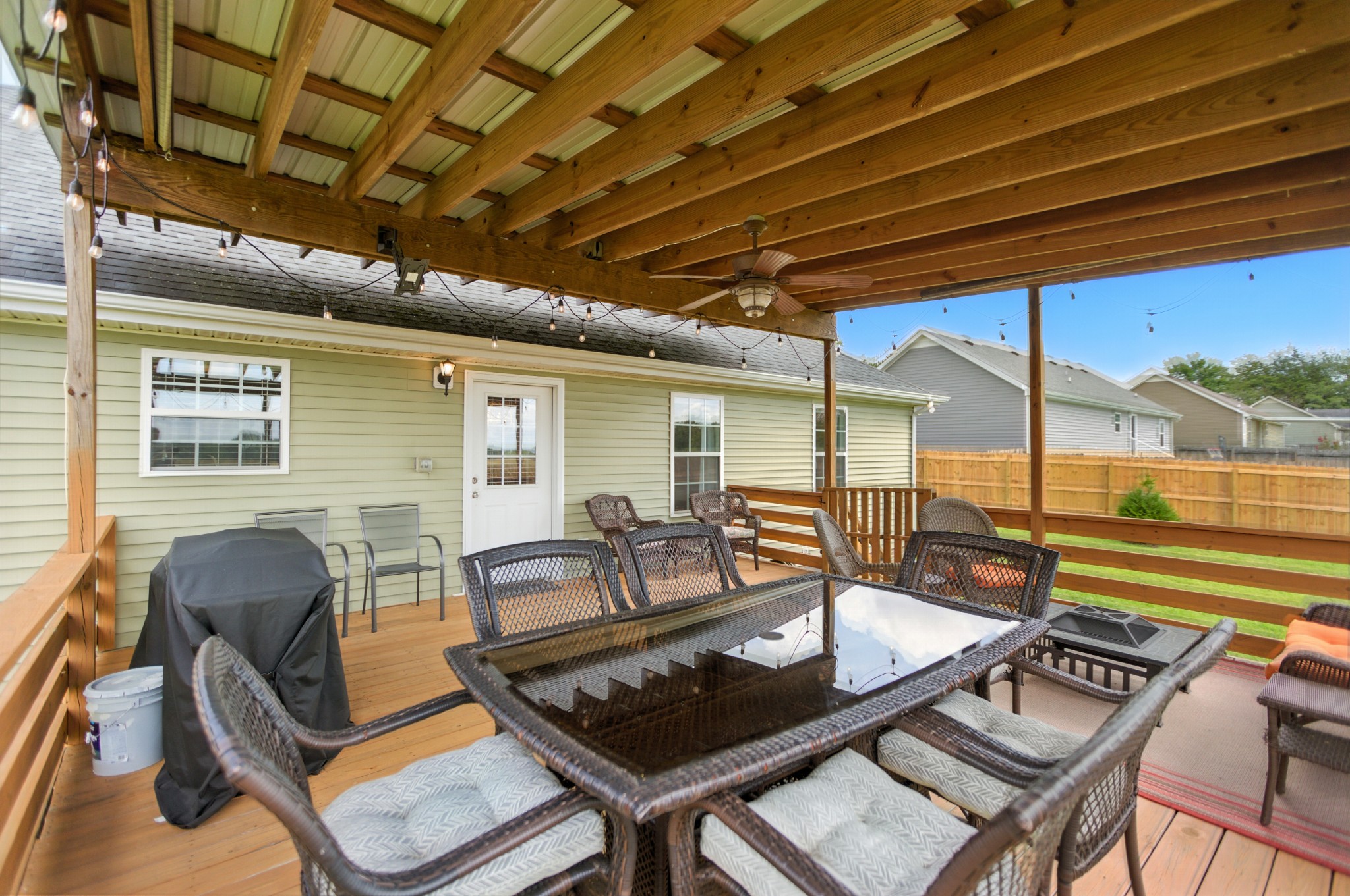 6411 Spring Creek Road Tullahoma, TN 37388 - Photo 45 of 57 a patio with patio table and chairs