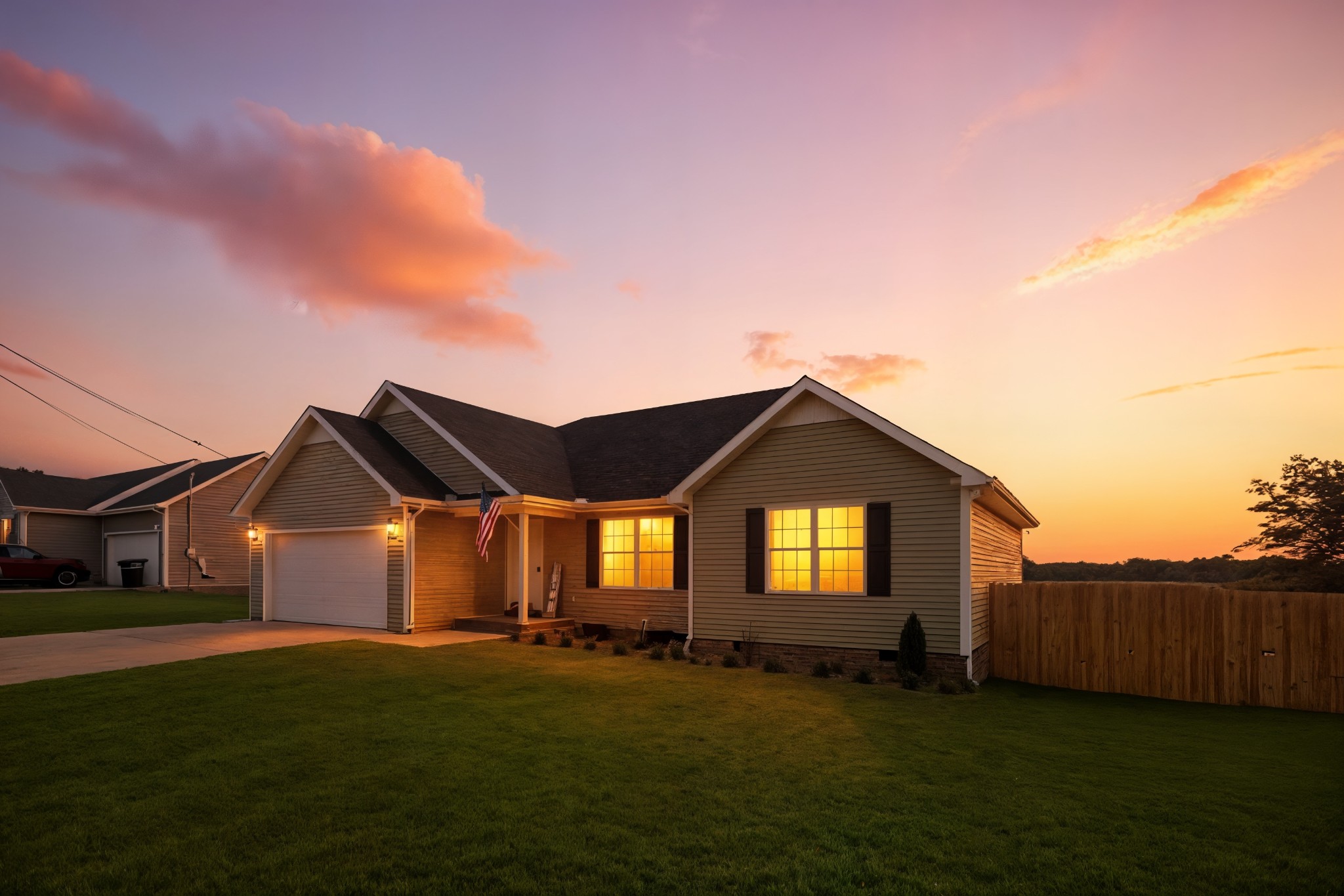 6411 Spring Creek Road Tullahoma, TN 37388 - Photo 54 of 57 a front view of a house with a yard
