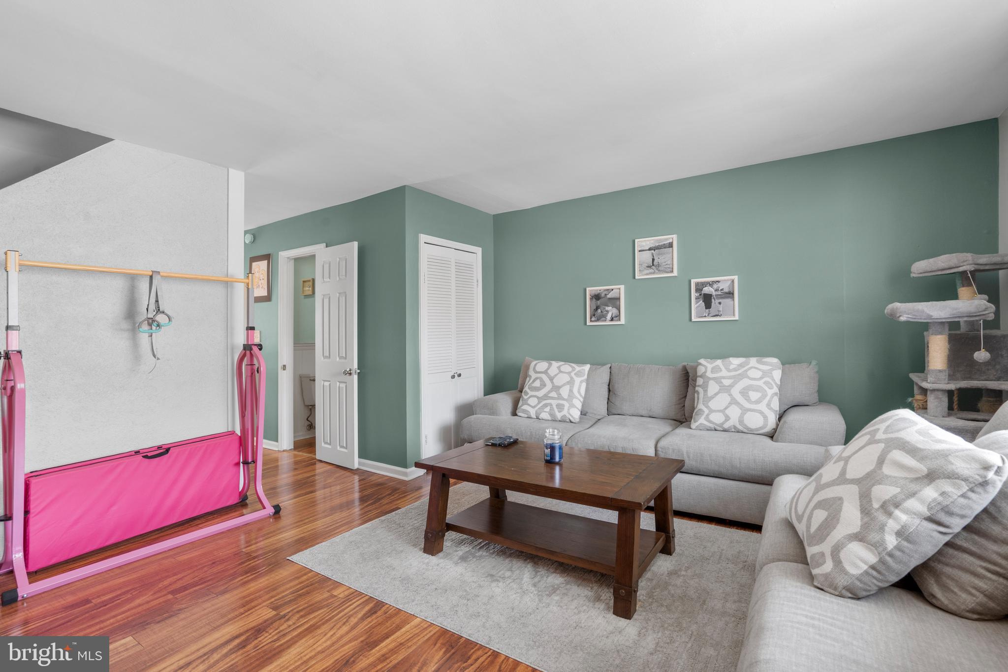 12413 Dunks Ferry Road Philadelphia, PA 19154 - Photo 4 of 35 a living room with furniture and a wooden floor