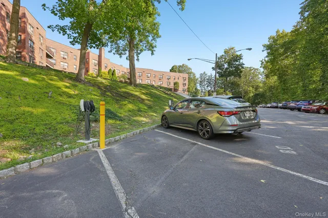 a car parked on the side of the road