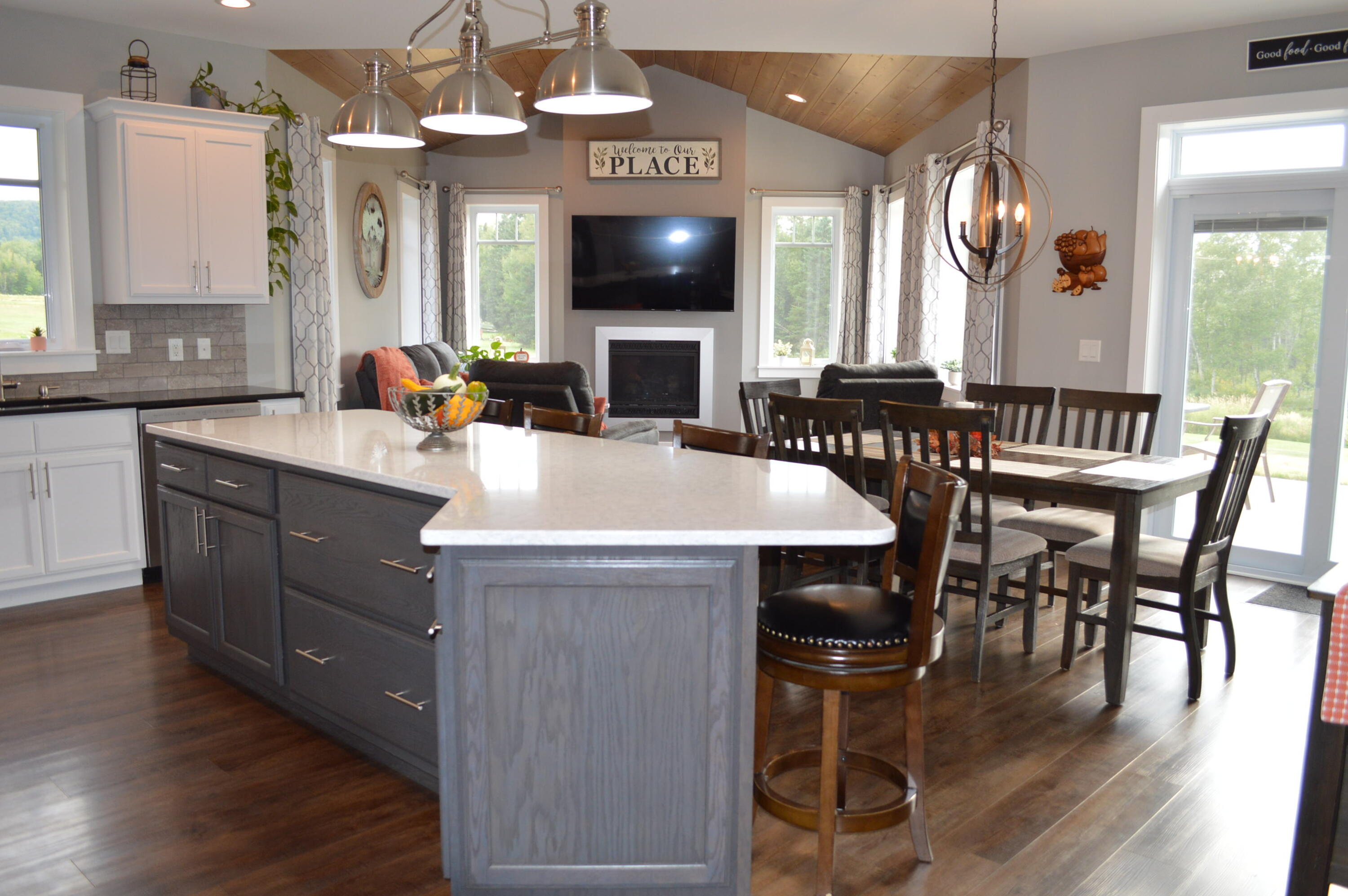 145 Village Road Fort Kent, ME 04743 - Photo 17 of 32 Kitchen, dining, living room