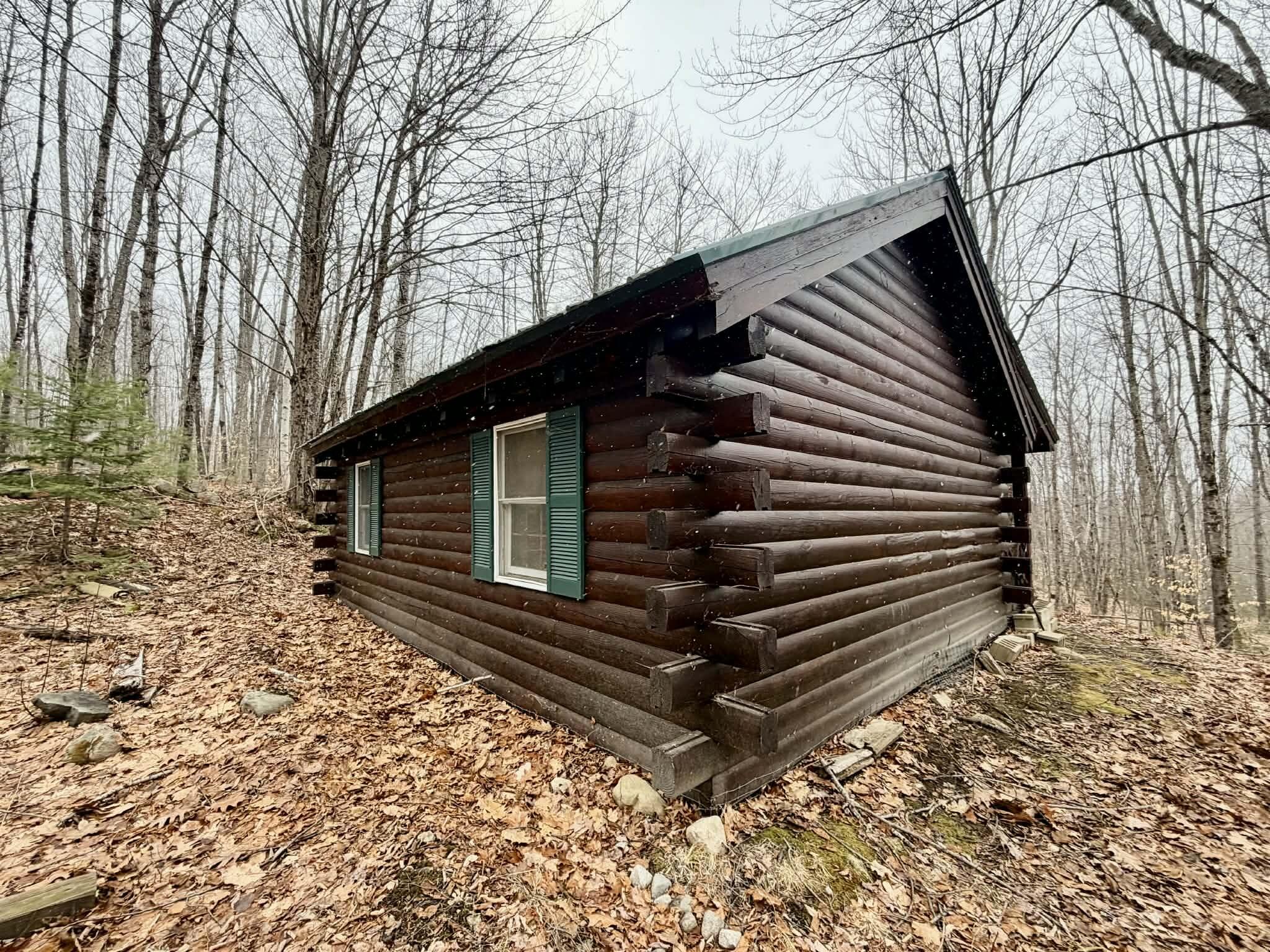 24 Blueberry Hill Road Chesterville, ME 04938 - Photo 26 of 31 Rear of Cabin
