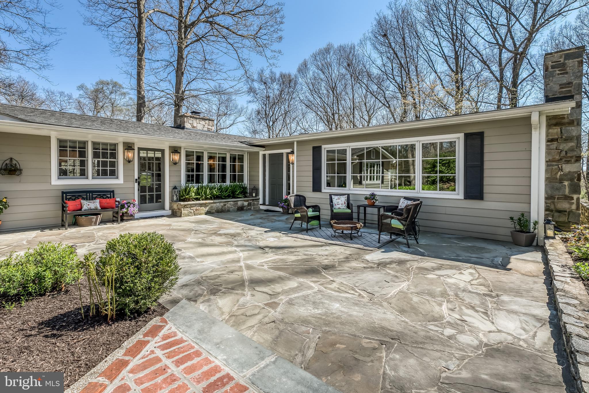 16519 Dubbs Road Sparks, MD 21152 - Photo 59 of 67 Front stone terrace/brick steps to entry drive