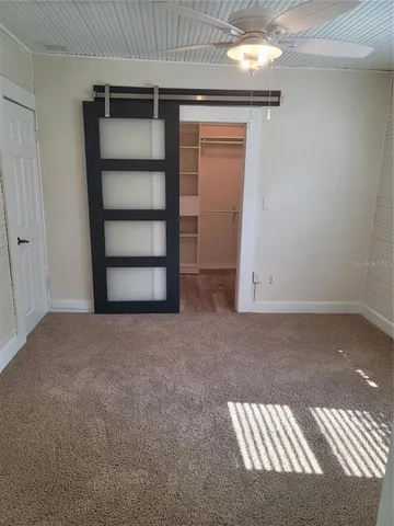 a big room with closet