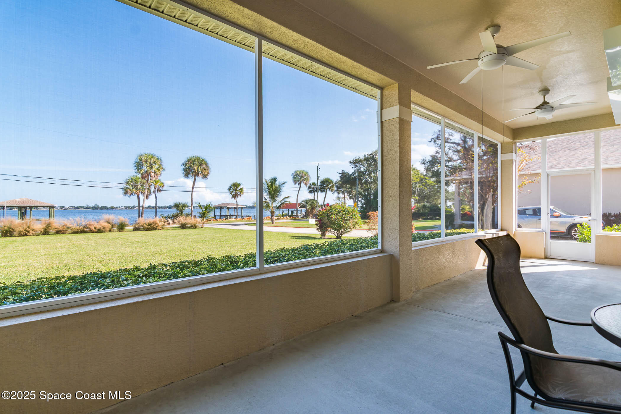 1953 Rockledge Drive Rockledge, FL 32955 - Photo 39 of 83 Screened Porch with Water View