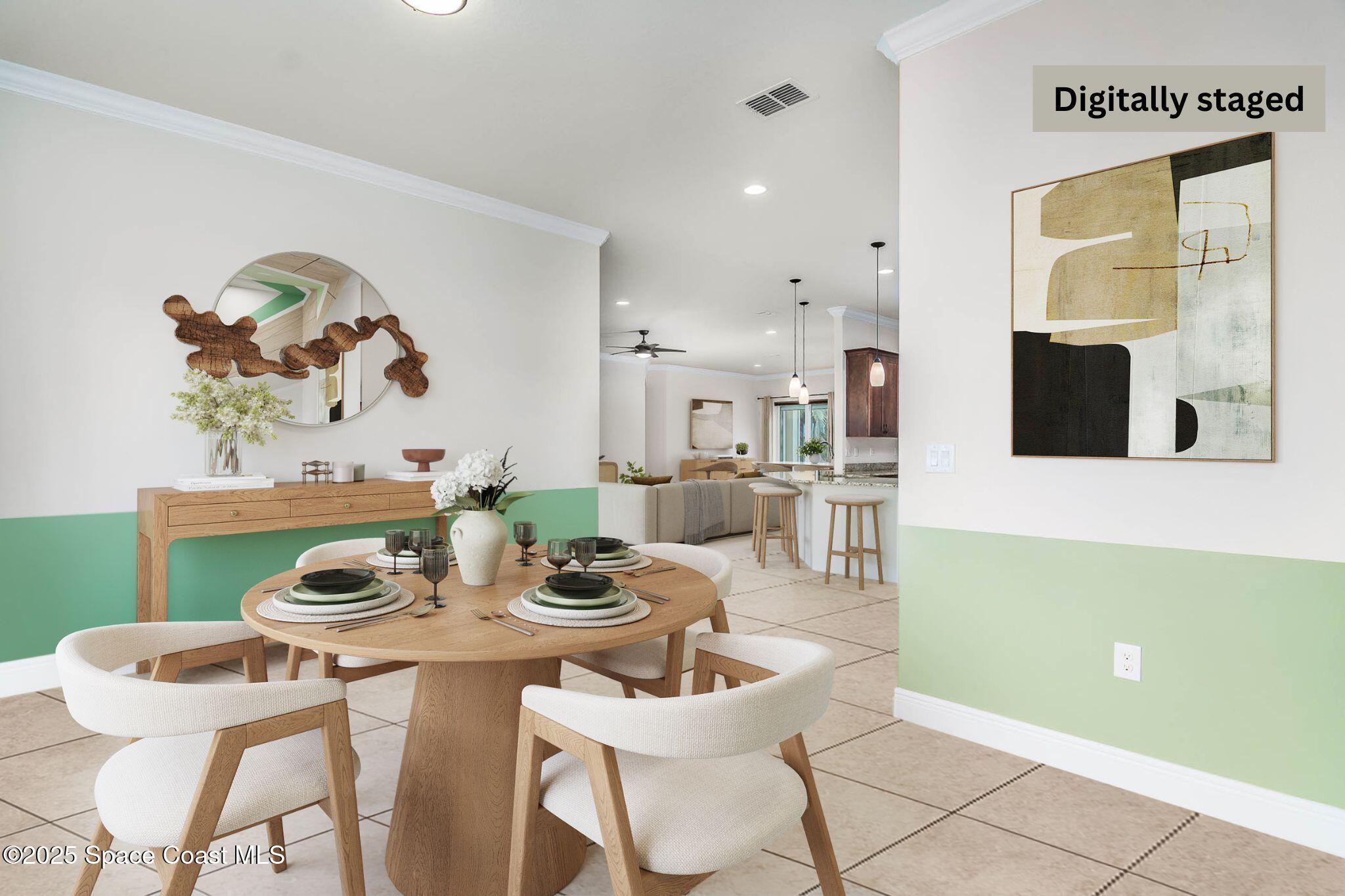 1953 Rockledge Drive Rockledge, FL 32955 - Photo 10 of 83 a dining room with furniture and wooden floor