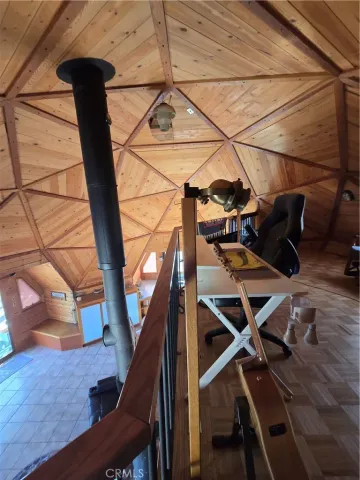 a view of outdoor space with seating area