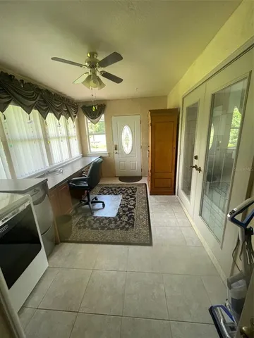 a bathroom with a double vanity sink a and a mirror