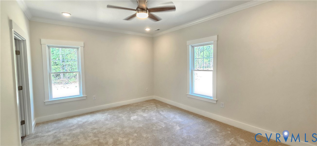 2982 Ashdale Road Center Cross, VA 22437 - Photo 16 of 17 Neutral wall finishes with crown molding and reces
