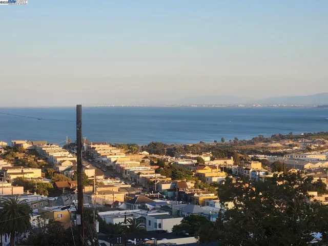 a view of city and ocean