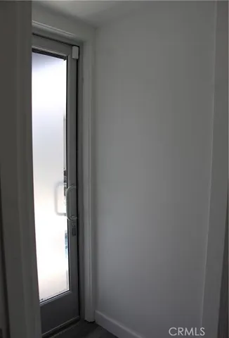 a view of front door