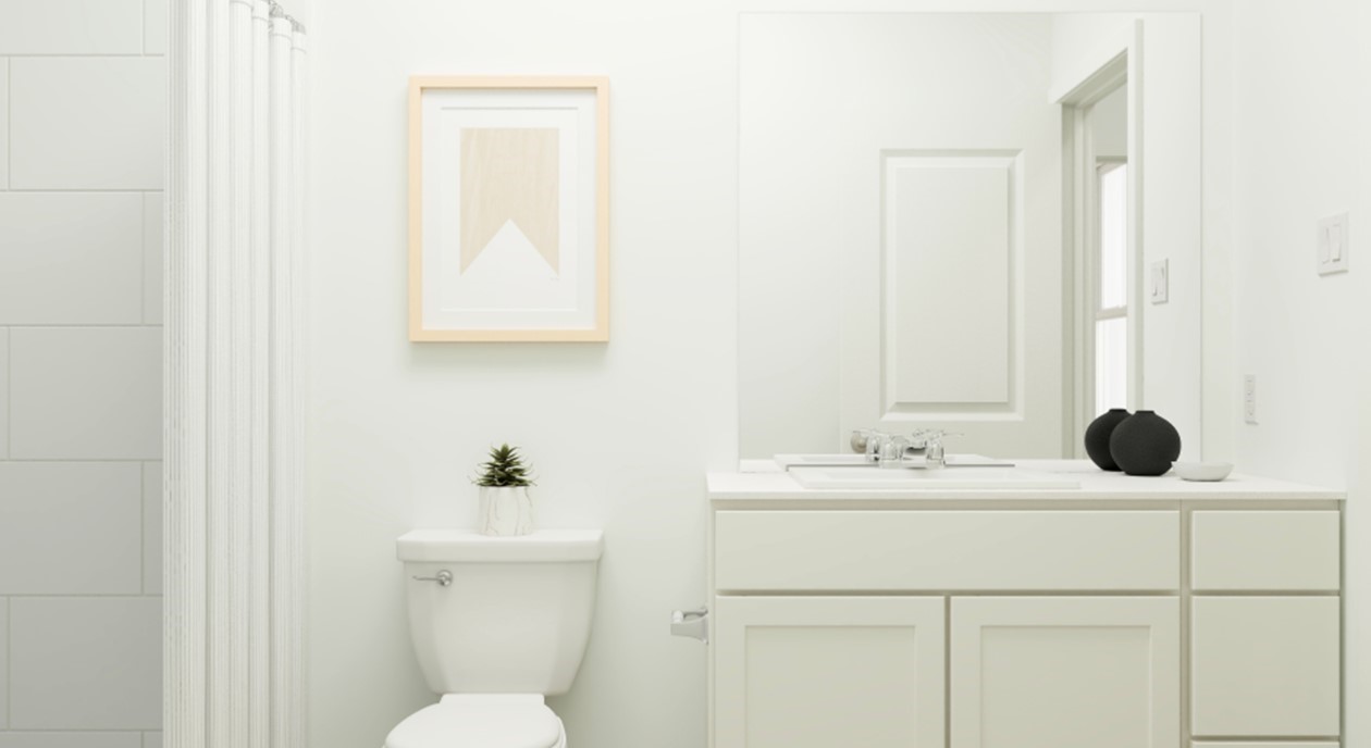 9318 Long Fin Drive Baytown, TX 77521 - Photo 11 of 23 a bathroom with a sink and a mirror with toilet