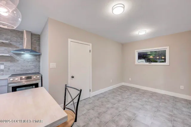 a view of a small space