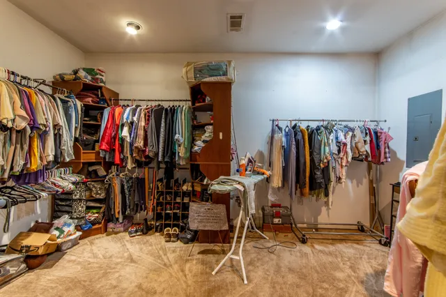 a view of lake with green space