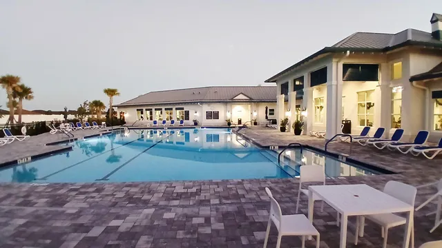 a view of a house with a patio