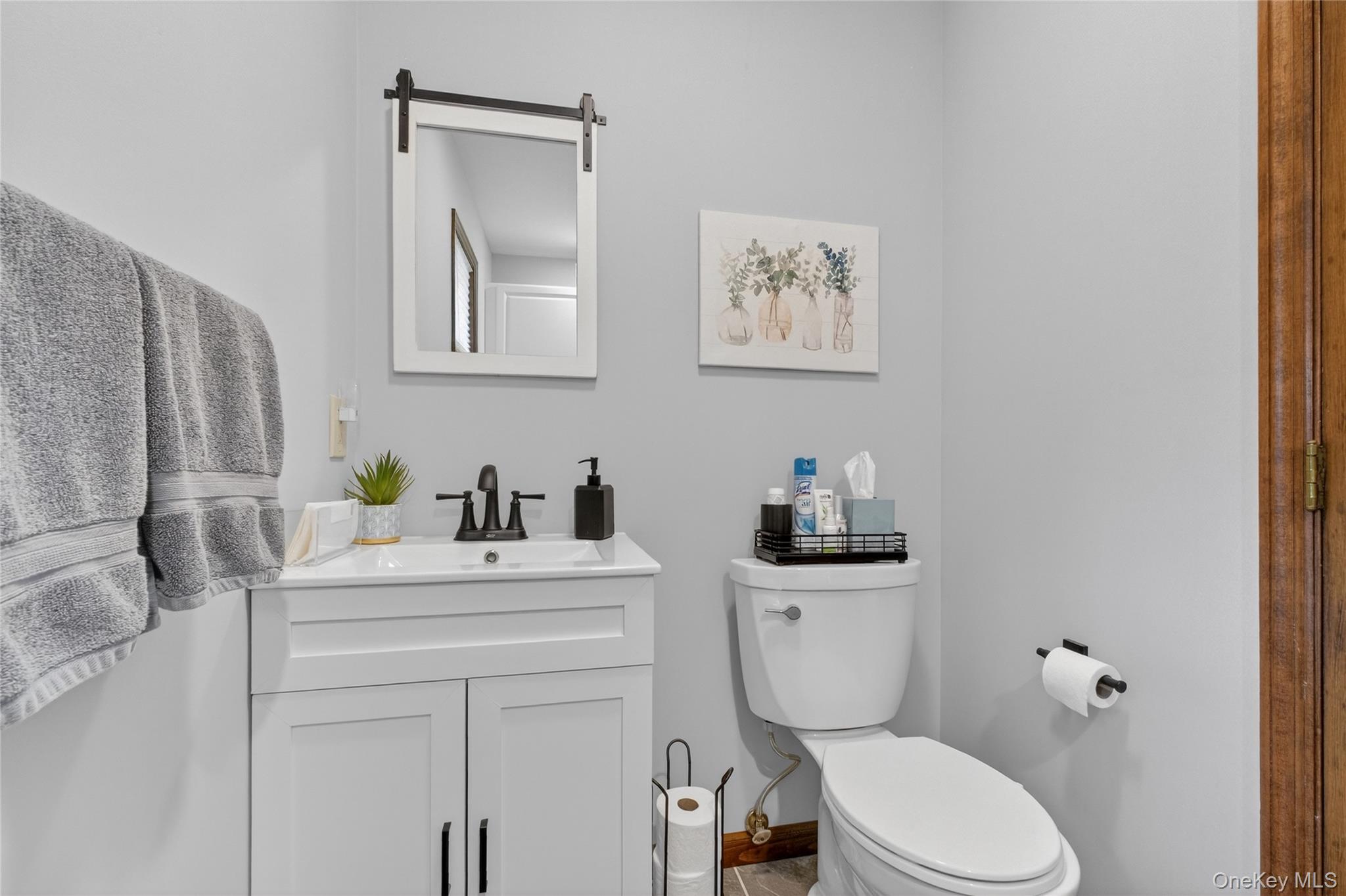 256 Overlook Road Poughkeepsie, NY 12603 - Photo 20 of 47 a bathroom with a sink mirror vanity and toilet