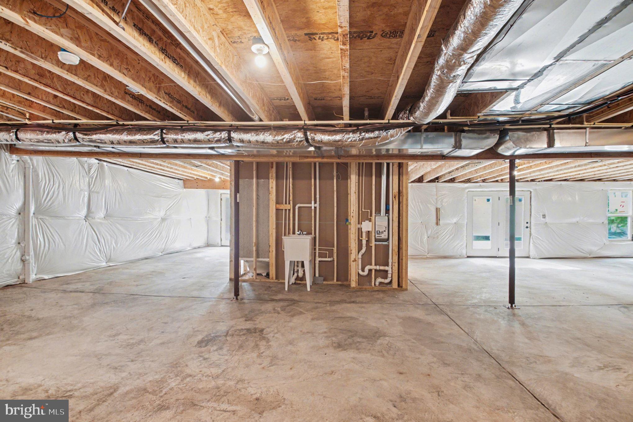7253 Blackwell Road Warrenton, VA 20187 - Photo 36 of 41 Spacious unfinished basement ready for ideas.