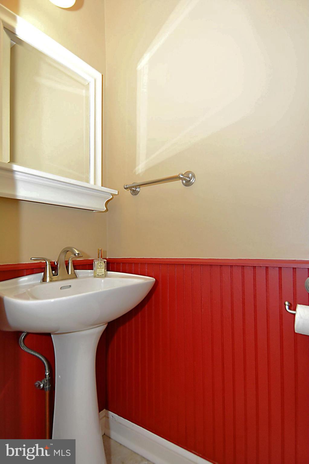 6428 Barnaby Street Northwest Washington, DC 20015 - Photo 16 of 30 Powder Room w bead board detail