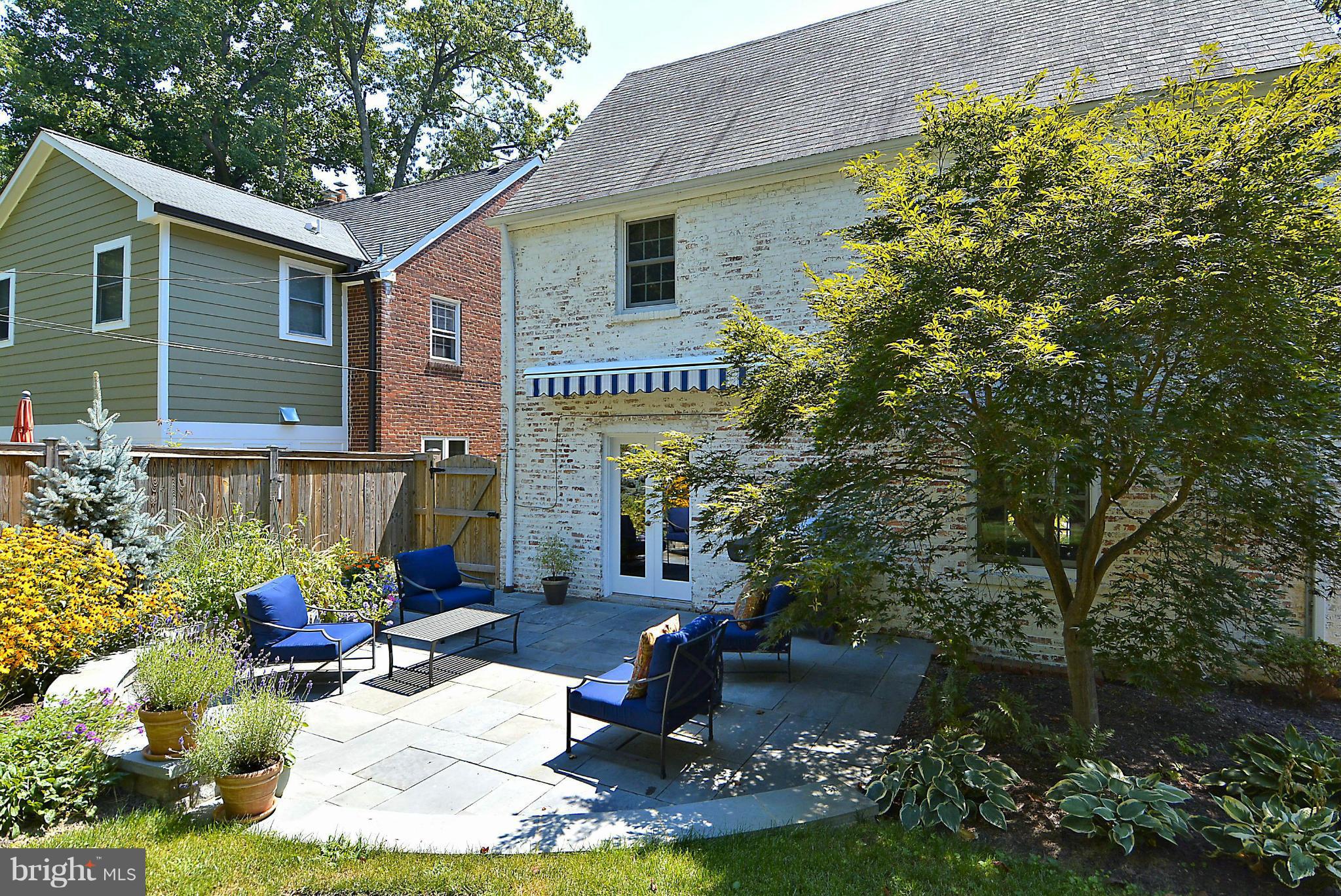 6428 Barnaby Street Northwest Washington, DC 20015 - Photo 28 of 30 Patio with retractable awning