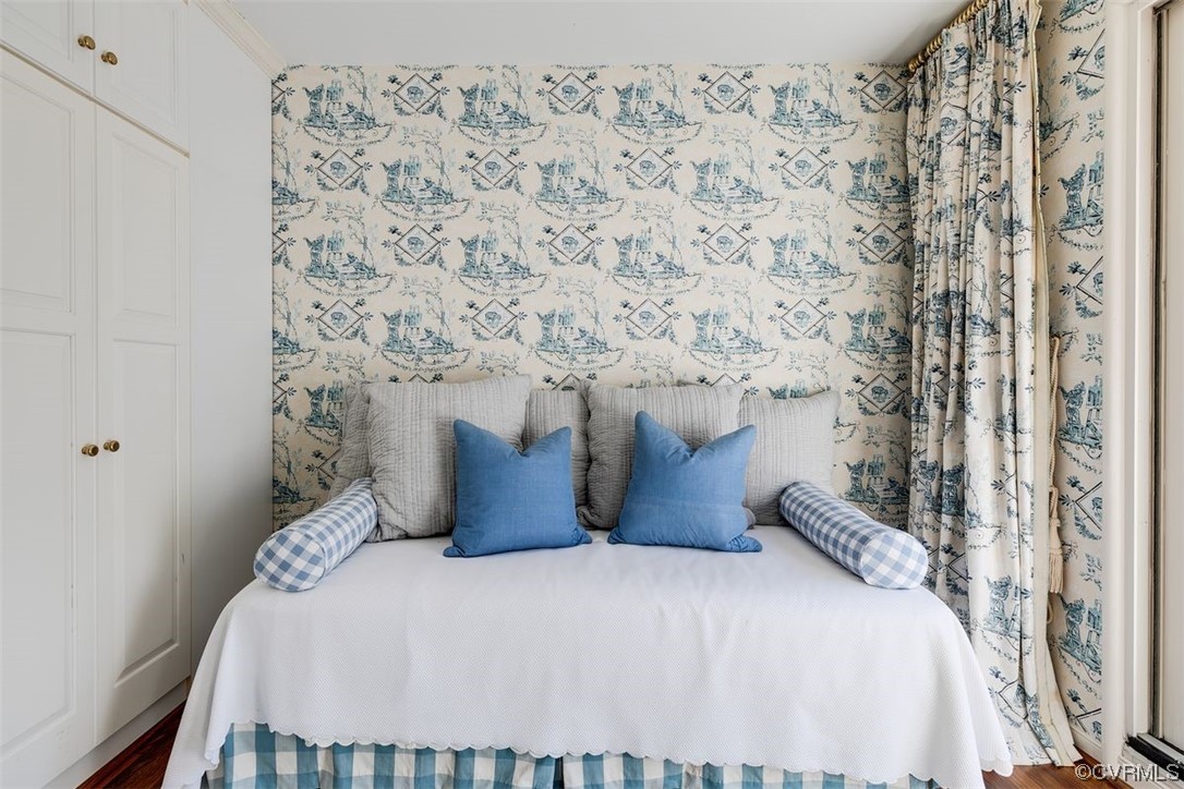 4600 Sulgrave Road Midlothian, VA 23114 - Photo 19 of 26 a bedroom with a bed and a white wall