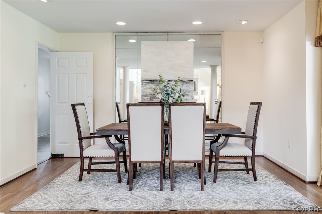 4600 Sulgrave Road Midlothian, VA 23114 - Photo 8 of 26 a view of a dining room with furniture and a potted plant