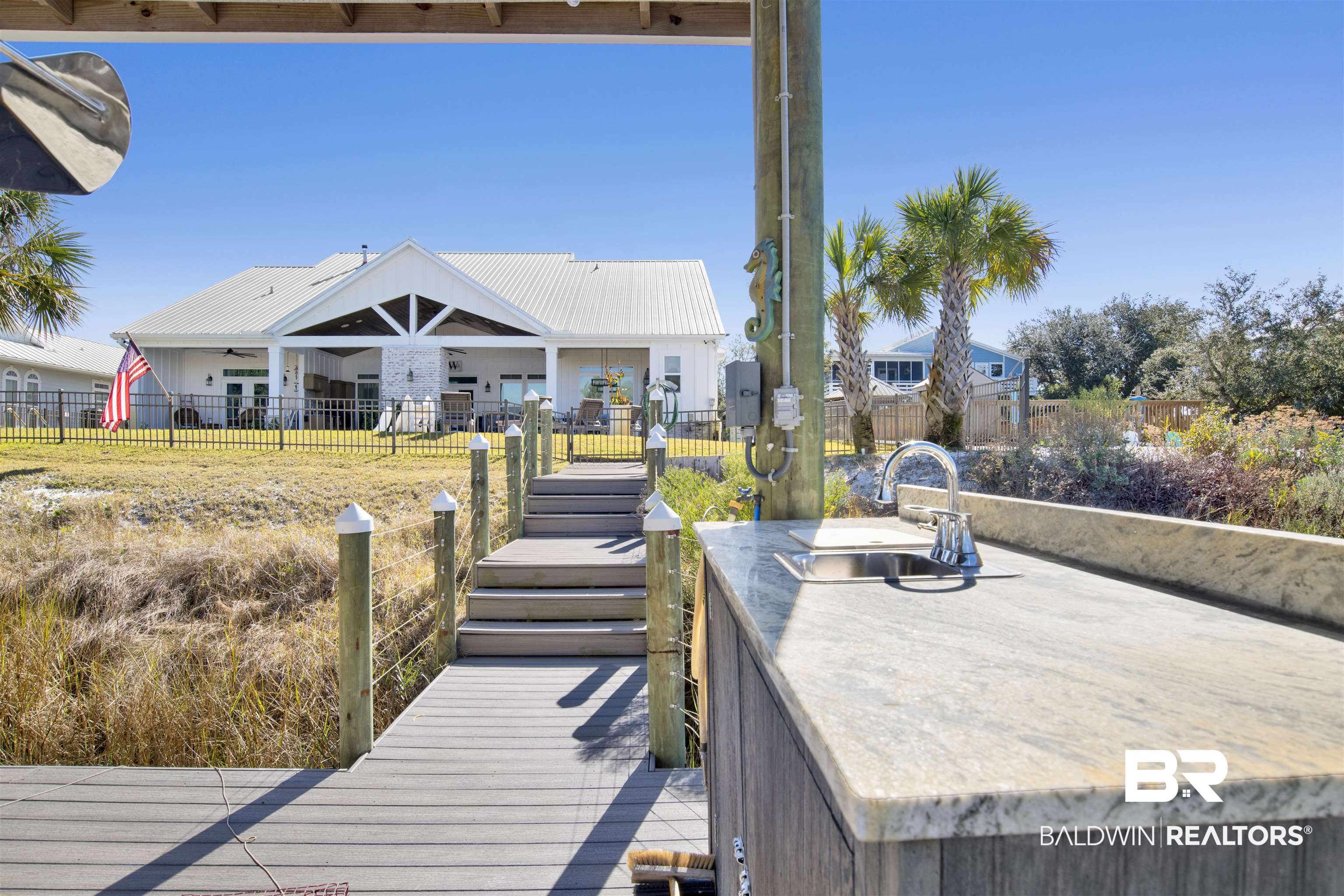 32937 River Road Orange Beach, AL 36561 - Photo 39 of 42 Dock area with sink