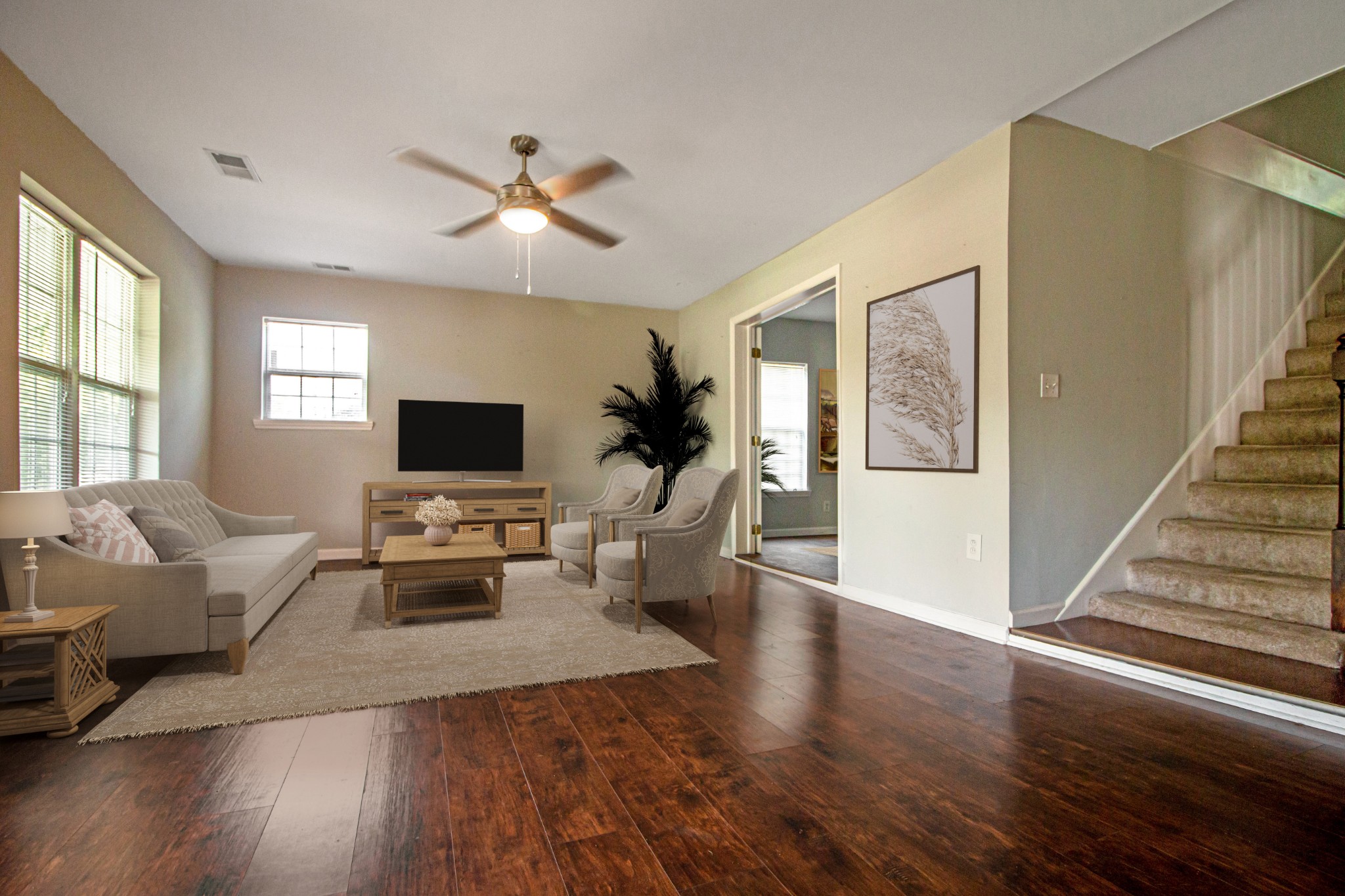 2009 Jones Circle Nashville, TN 37207 - Photo 3 of 18 a living room with furniture and a flat screen tv