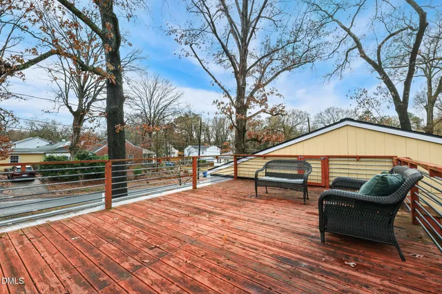 a view of outdoor space with seating area
