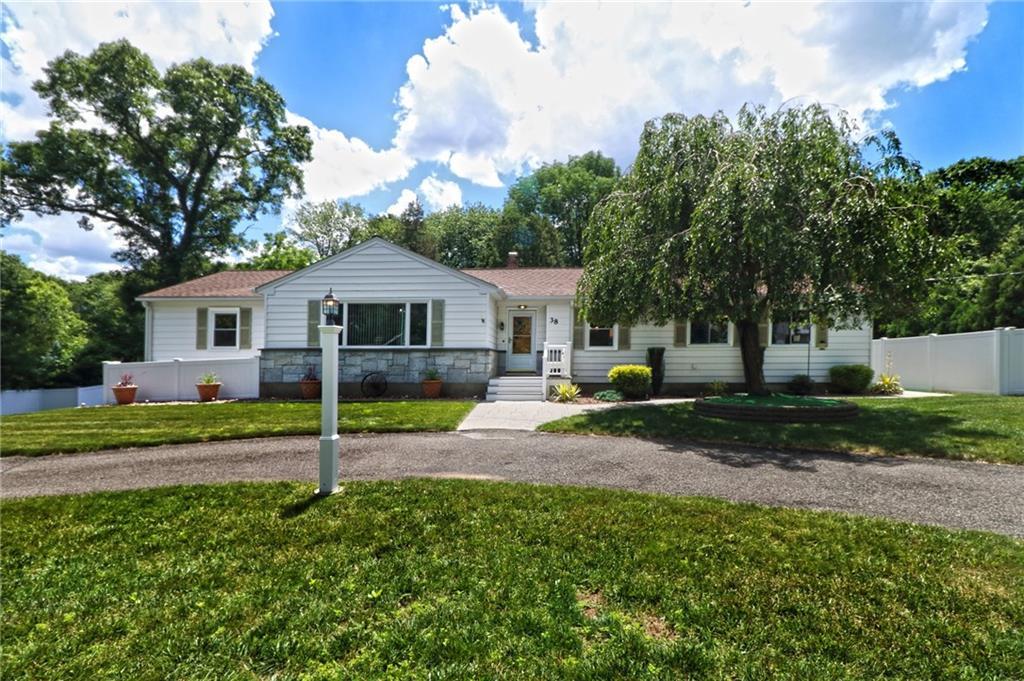 38 Canfield Road Seymour, CT 06483 - Photo 1 of 1 a front view of a house with a yard and tree