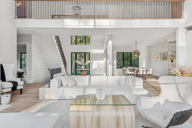 a projector room with a couch