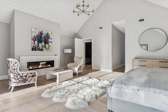 a view of a balcony with outside space