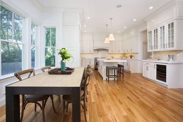 33 Sherbrooke Road Newton, MA 02458 - Photo 7 of 18 a view of a dining room with furniture and wooden floor