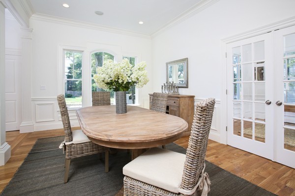 33 Sherbrooke Road Newton, MA 02458 - Photo 10 of 18 a dining room with furniture and wooden floor