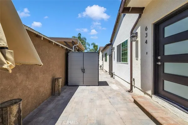a view of a house with a hallway