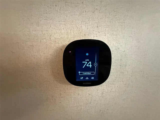 a close view of a fireplace