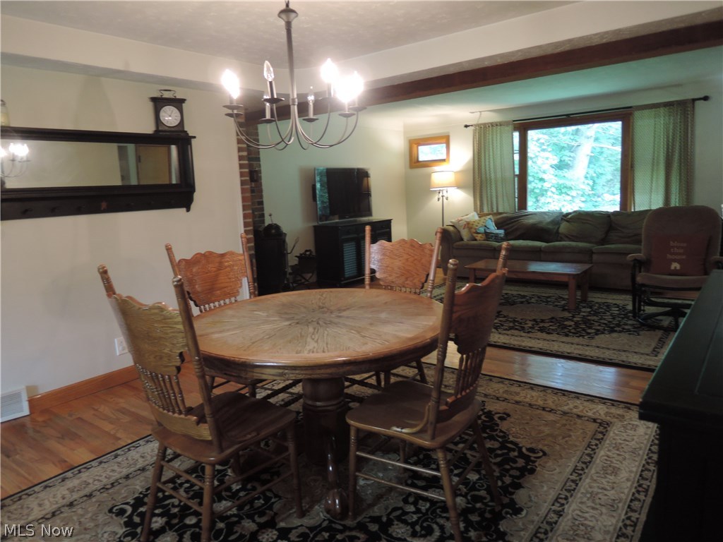 9061 Fairmount Road Novelty, OH 44072 - Photo 8 of 35 Dining room looking into the living room.
