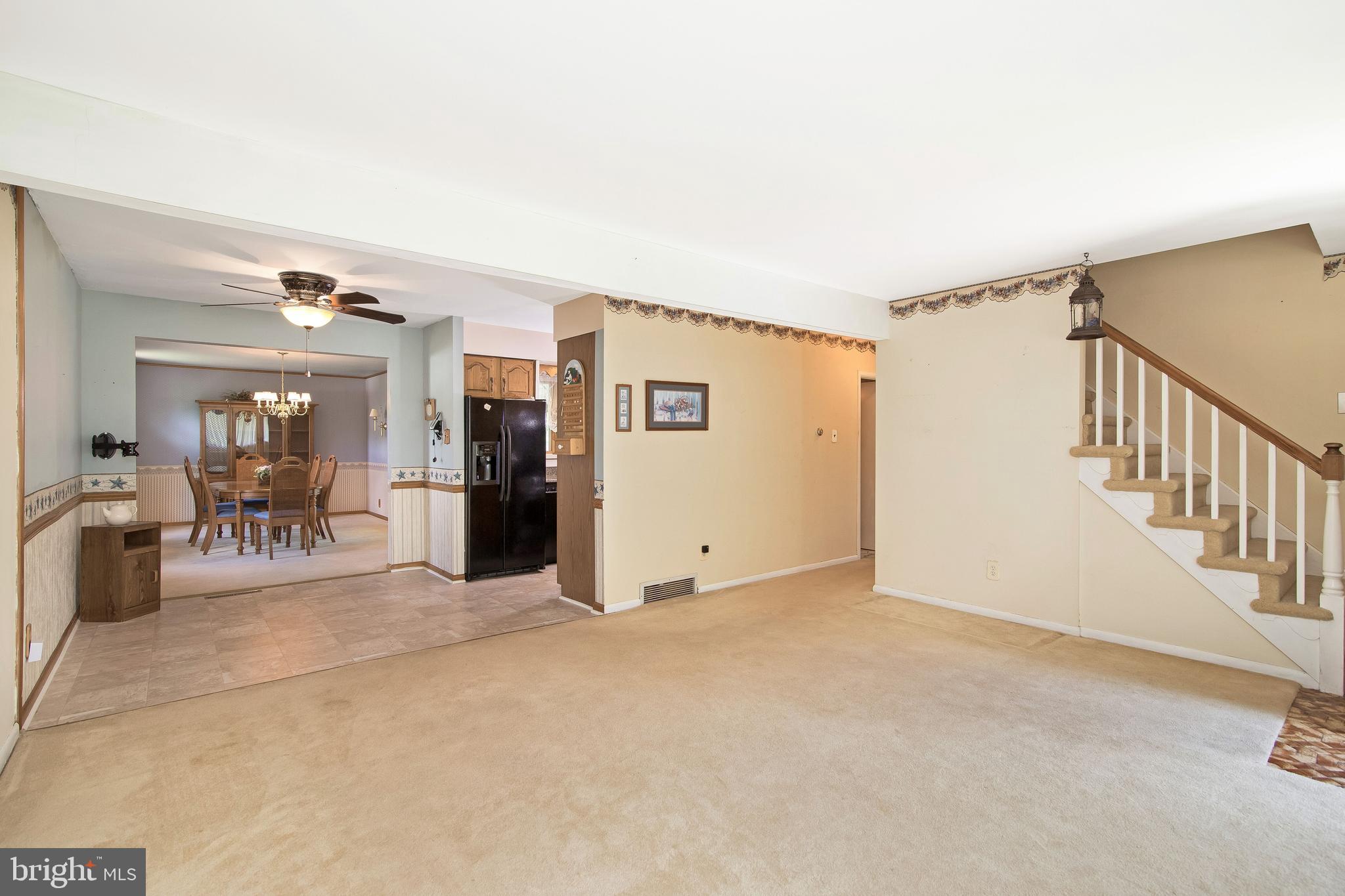 51 St Dunstans Road Hatboro, PA 19040 - Photo 4 of 24 Living Room into Dining Room