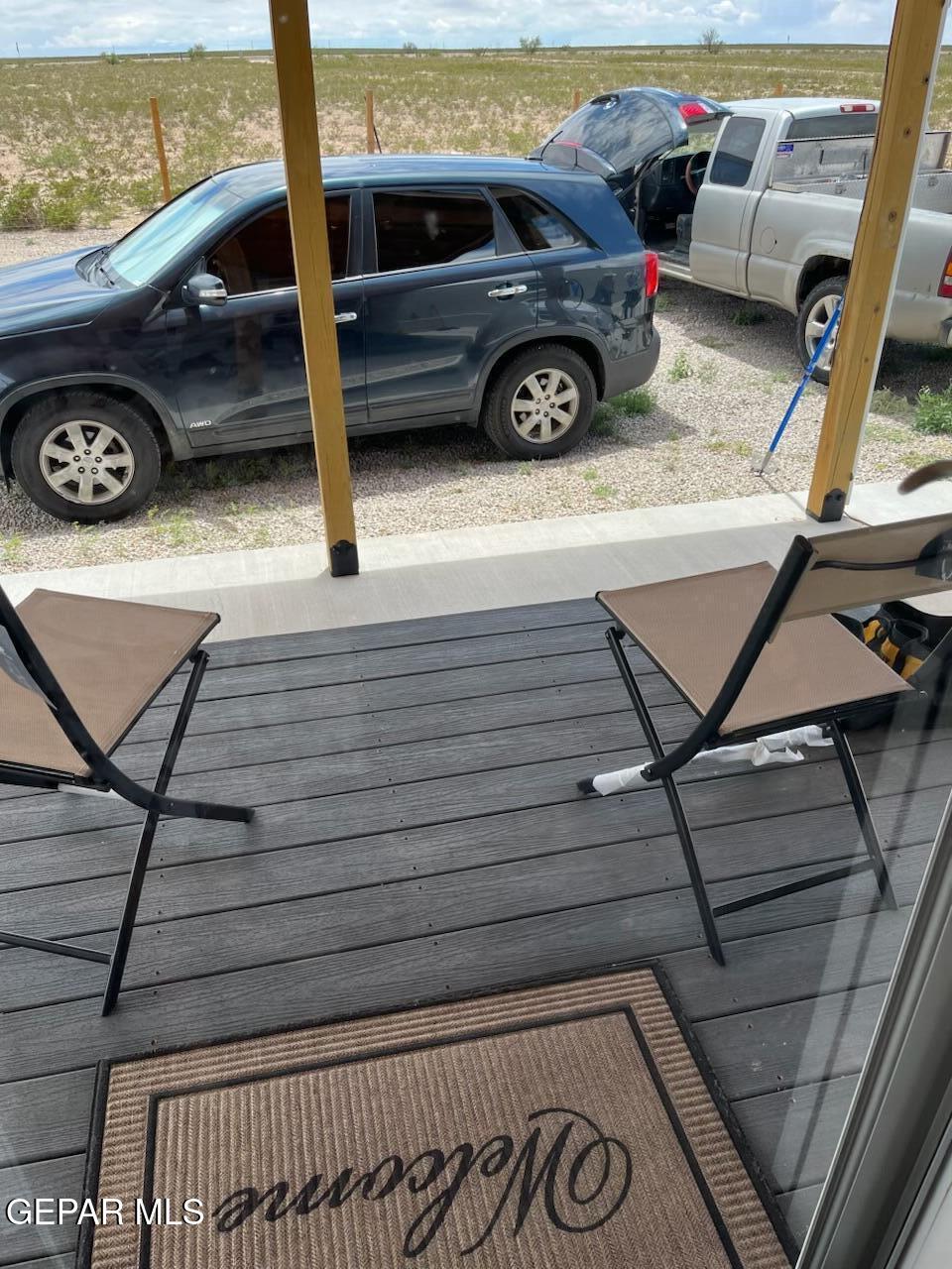 100 North Sparks Ranch Road Dell City, TX 79847 - Photo 9 of 19 workspace with a car parked