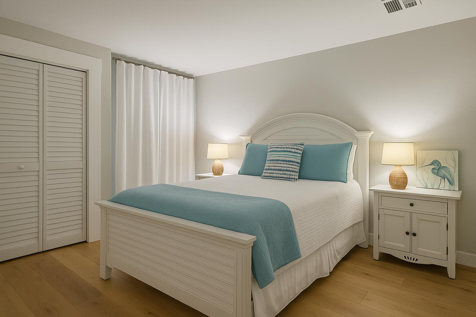 822 Harbour Point Drive, Unit 822 Miramar Beach, FL 32550 - Photo 17 of 41 a bedroom with a bed and window