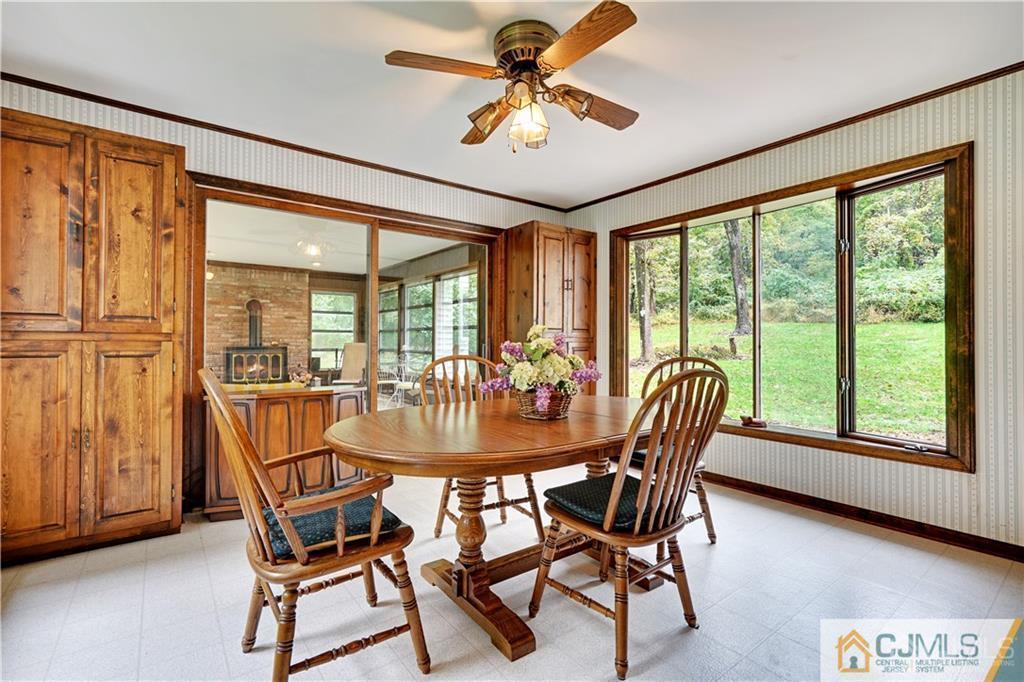 3 Delwood Road Chester, NJ 07930 - Photo 9 of 25 a dining room with furniture window and outside view