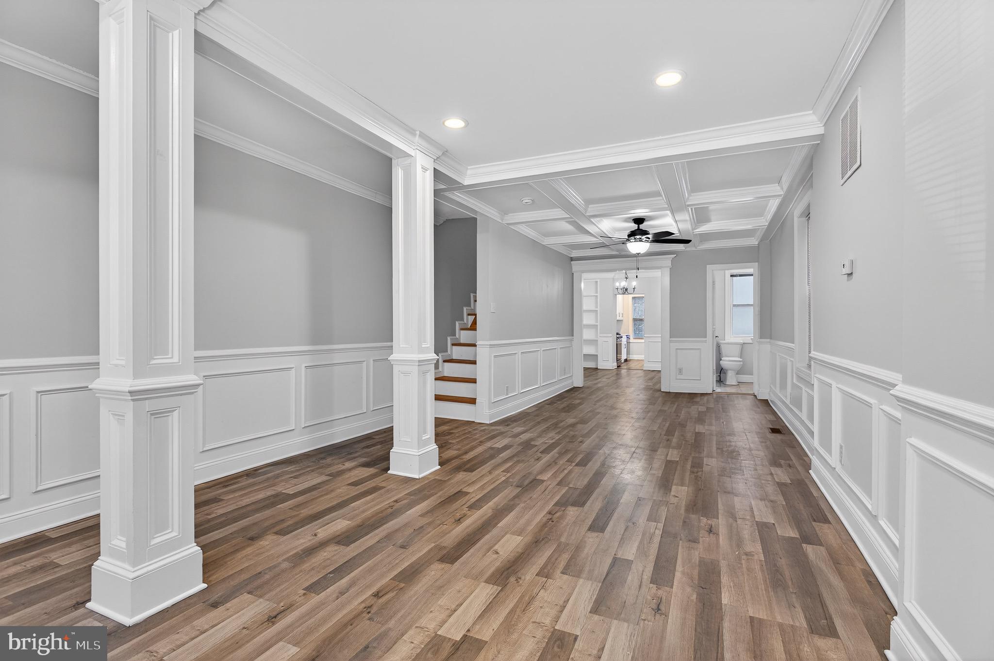 39 Carroll Street Trenton, NJ 08608 - Photo 7 of 27 a view of empty room with wooden floor