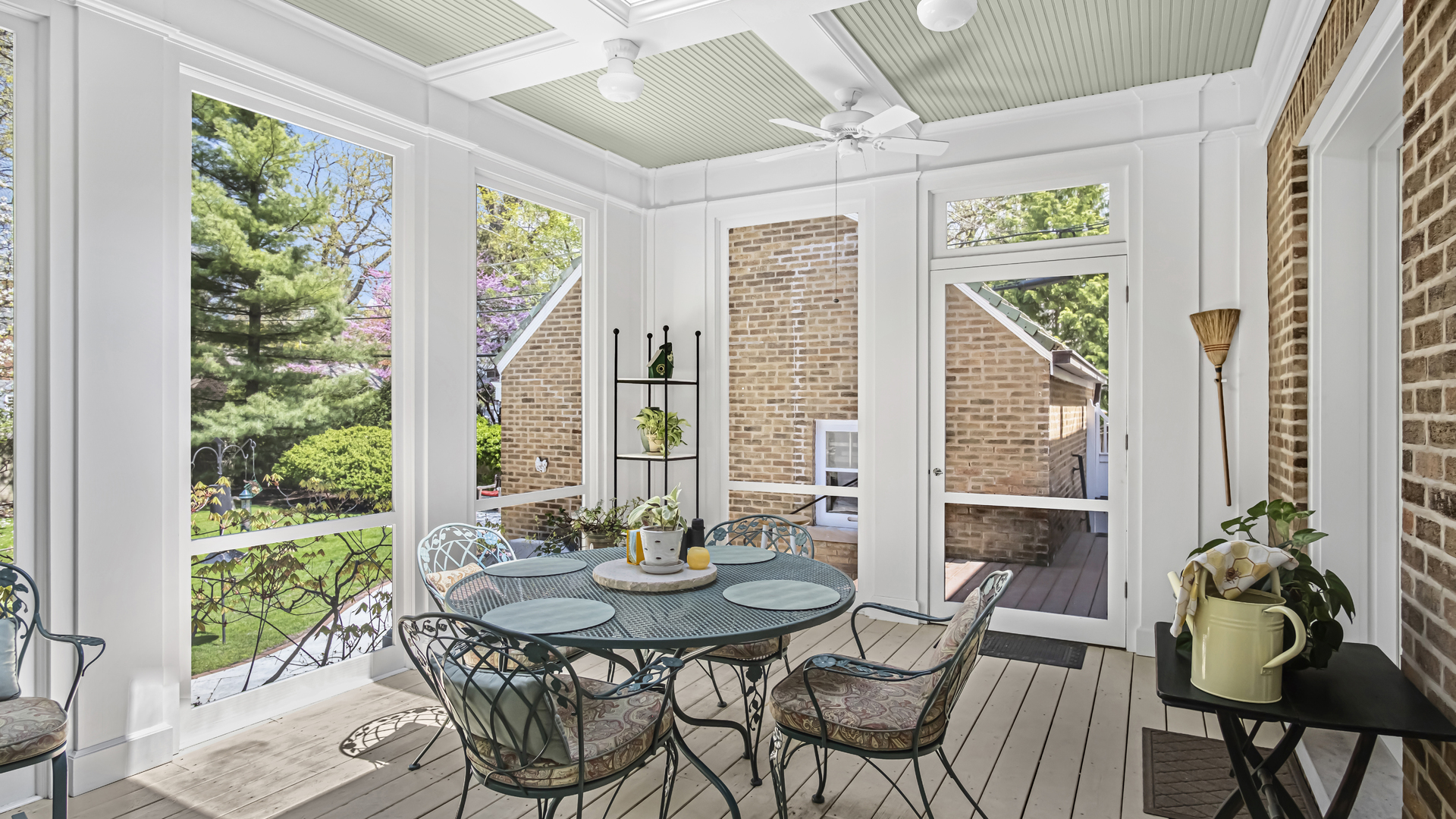 719 Milburn Street Evanston, IL 60201 - Photo 18 of 35 a view of a dining room with furniture window and outside view