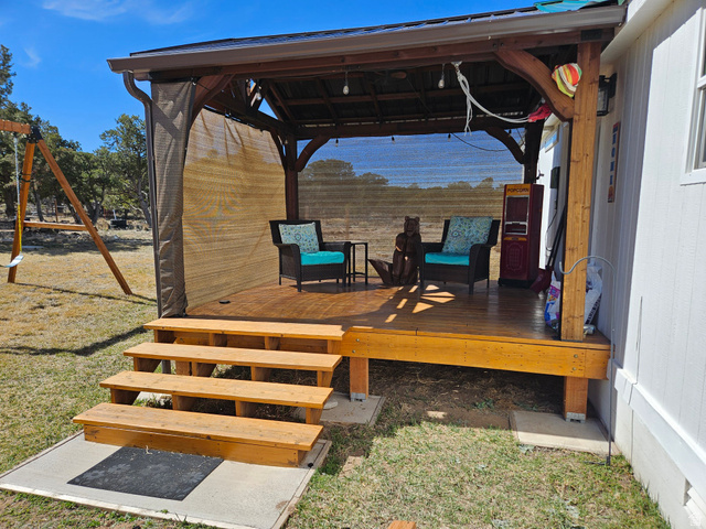 36652 Highway 40 Duchesne, UT 84021 - Photo 5 of 33 Wooden terrace featuring a playground and a gazebo